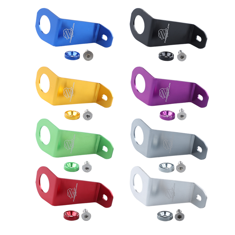 レーシングアルミラジエーターステーブラケットボルトキットユニバーサルフィット 92-95 ホンダシビック EG ロゴ付き