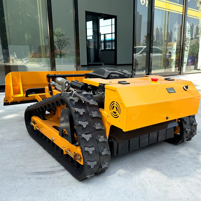 Aangepaste Hot Top Kleine Crawler Afstandsbediening Maaier Boerderij Grasmes Automatische Grasmaaier Robot Eenvoudig Commercieel Grasmaaien
