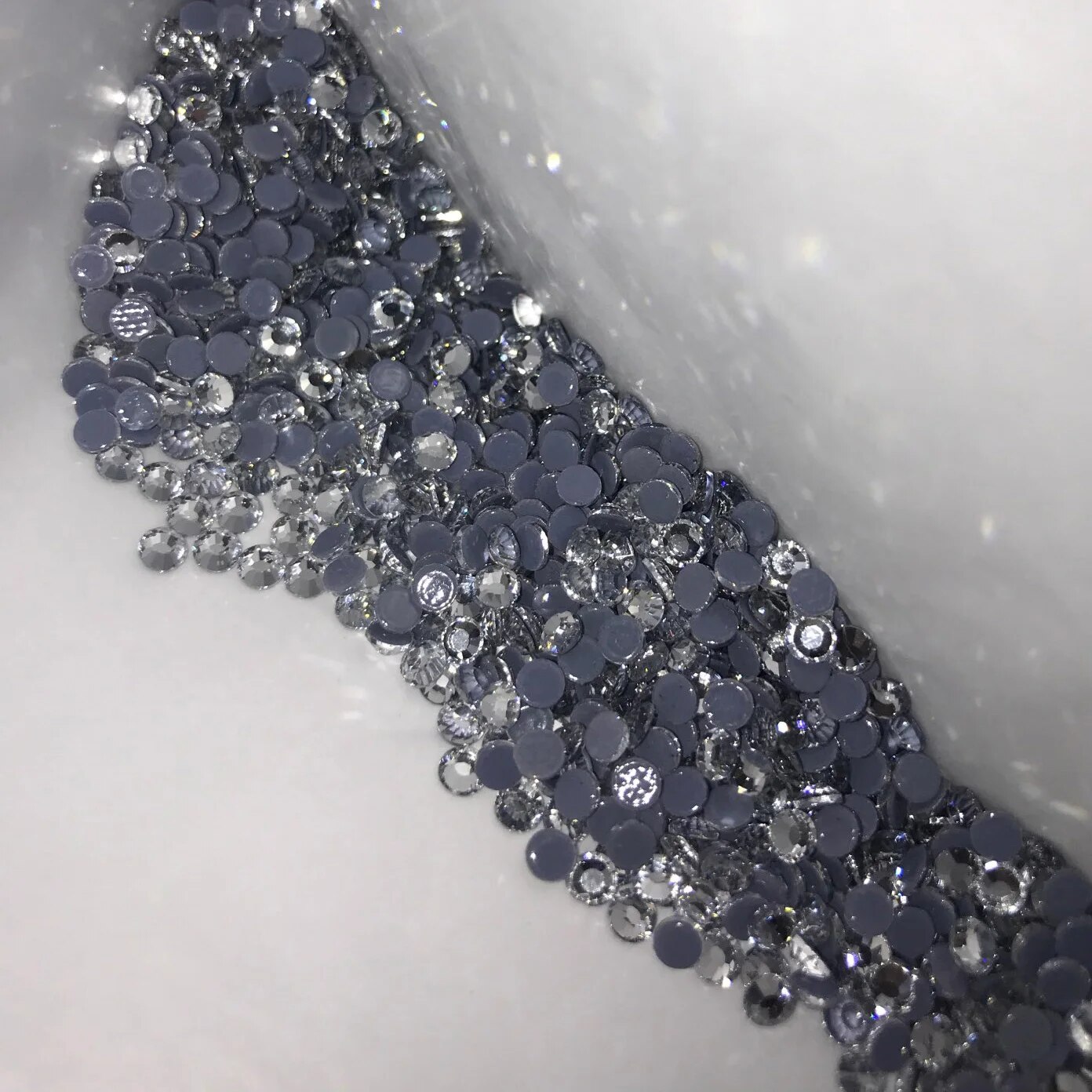 Cristal clair AB Hotfix Strass verre Strass correcteurs pour Nail Art vêtement tissu décorations