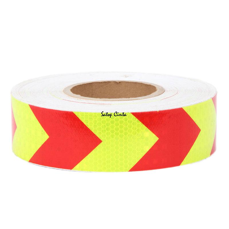 Светоотражающая лента со стрелками, 5 см * 50 м