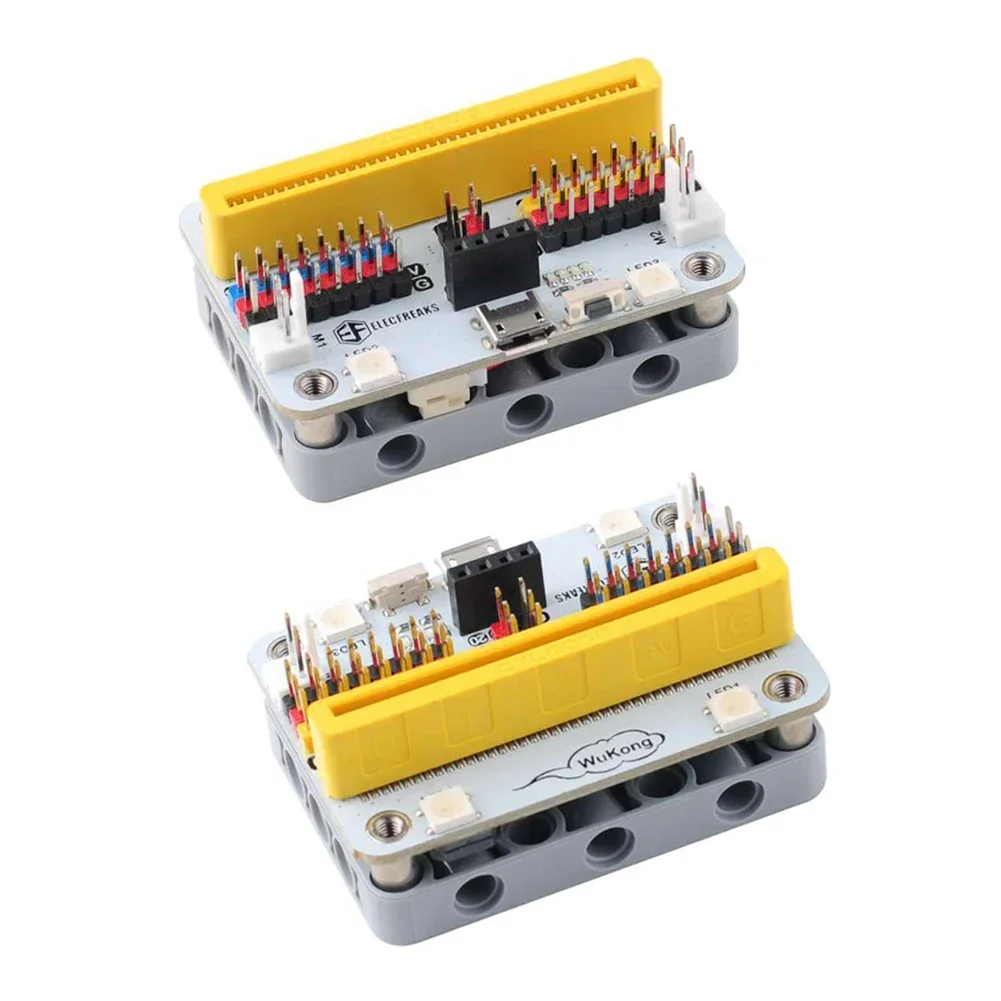 Elecfreaks Wukong Micro:Bit Extension Board Adapter Mechanische Fingerprogrammierung für Bausteine Bildung Programm Lernen