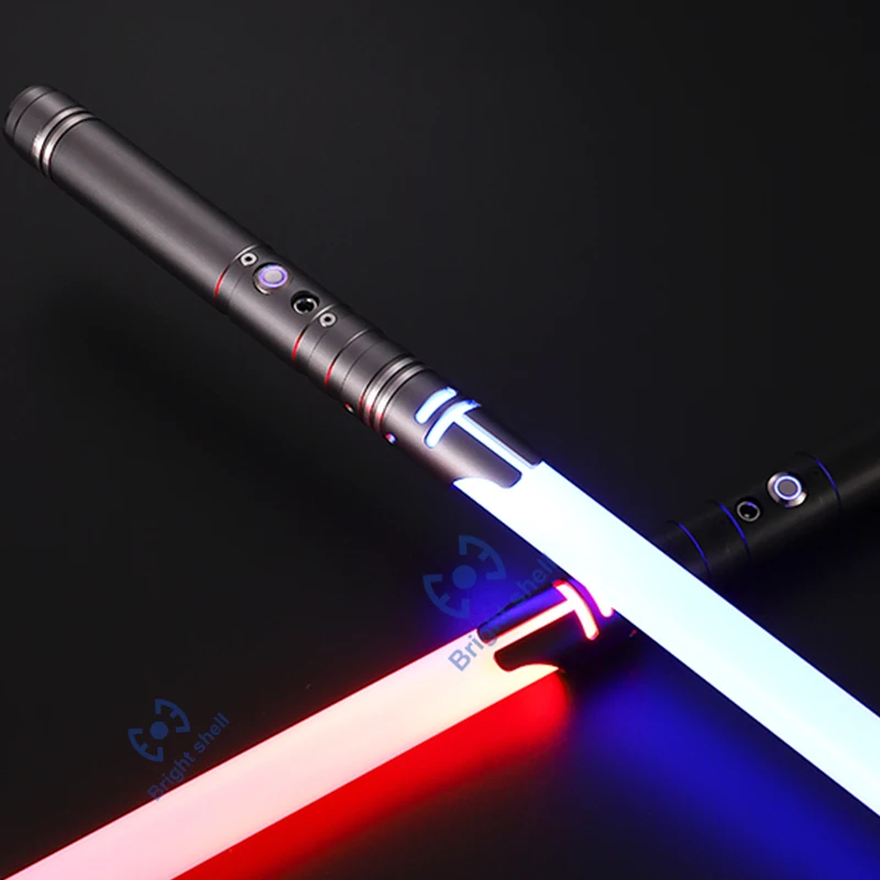 Sabre laser en métal RVB pour enfants, jouets épée laser, changement de 15 documents, polices sonores, Force FX, FOC Bl84, Jedi, cadeau