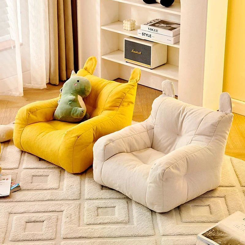 Soft Small Sofa Chair Comfortable Ergonomic Living Room Lazy Sofa With Storage Bag Children's Bear Sofa Chair For Boys And Girls