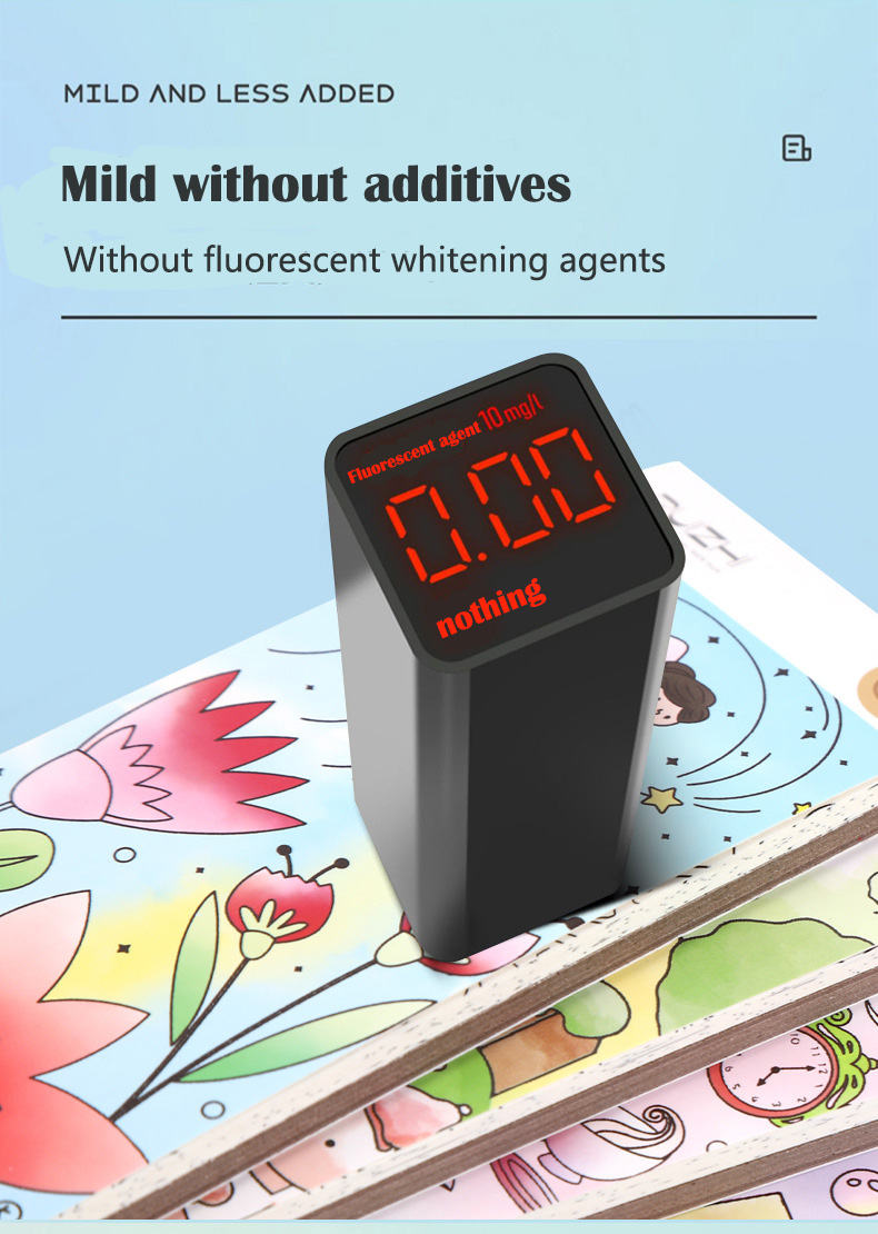 Portable sticky notes Children educational toys drawing painting colored 12 pages graffiti paper bookmark watercolor book