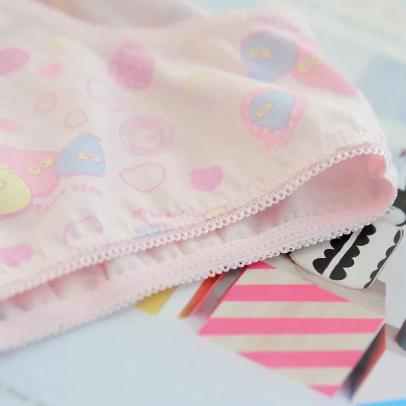 6 unids/lote de ropa interior para niños, bragas para niñas, pantalones cortos de algodón con estampado Floral para niños pequeños, bragas bonitas para chico, calzoncillos para niños