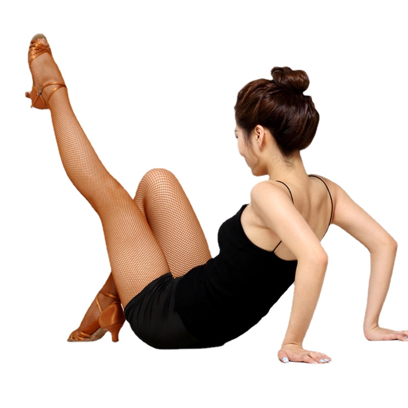 профессиональные латинской трико подгузник трико бальные танцы сильно пряжи, эластичные латинской чулки