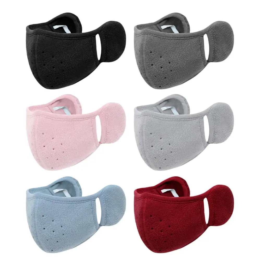 Autumn And Winter Windproof And Warm Masks Breathable And Thickened Ear Masks Unisex Cycling Cold Protection 2-in-1 Ear Masks