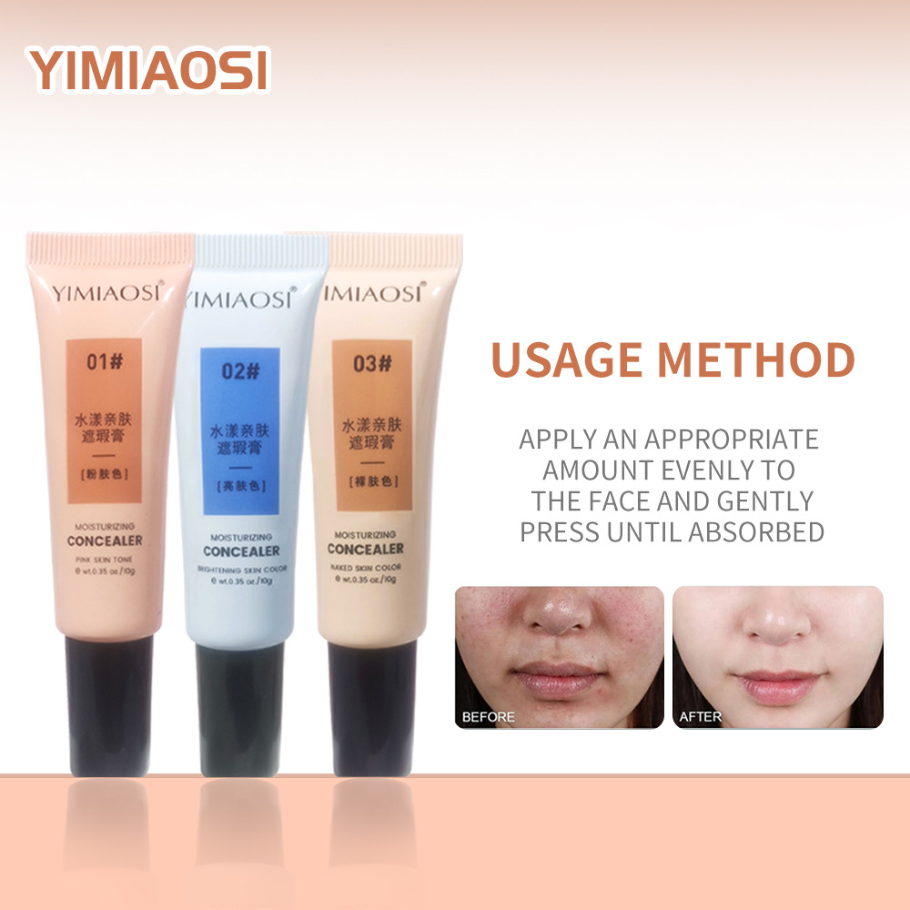 Multi-Purpose Glow Foundation Cream, Concealer & Contour, Lightweight, Waterproof, Long-Lasting, Unisex,Skin-Safe,All Skin Types