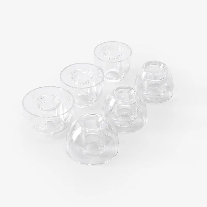 EPZ M100 Almohadillas para los oídos S/M/L Almohadillas universales de silicona líquida para auriculares intrauditivos IEM Auriculares Bluetooth (3 pares)