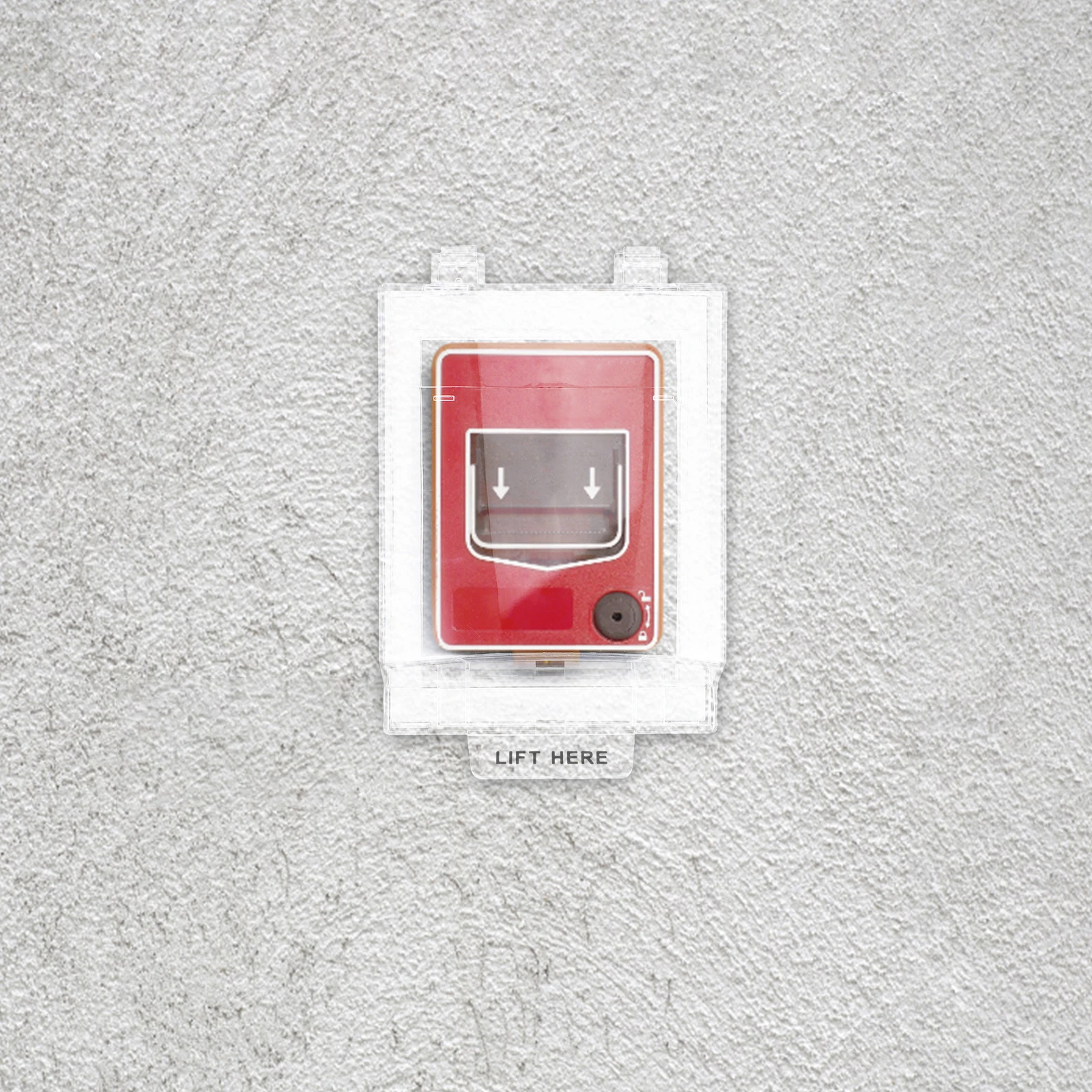 Manual Alarm Switch Protector Push Button Cover Emergency Stop Protective Cover Plastic Fire Reset Panel School Office Mall Fire