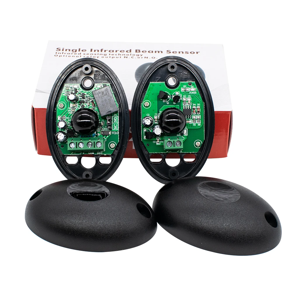 DC/AC 12-24V Sensor Alarm Infrarot-Strahlsensor Fotozelle 15m Erfassungsbereich wasserdicht IP55 Fotozelle automatisches Tor Tür Sicherheit