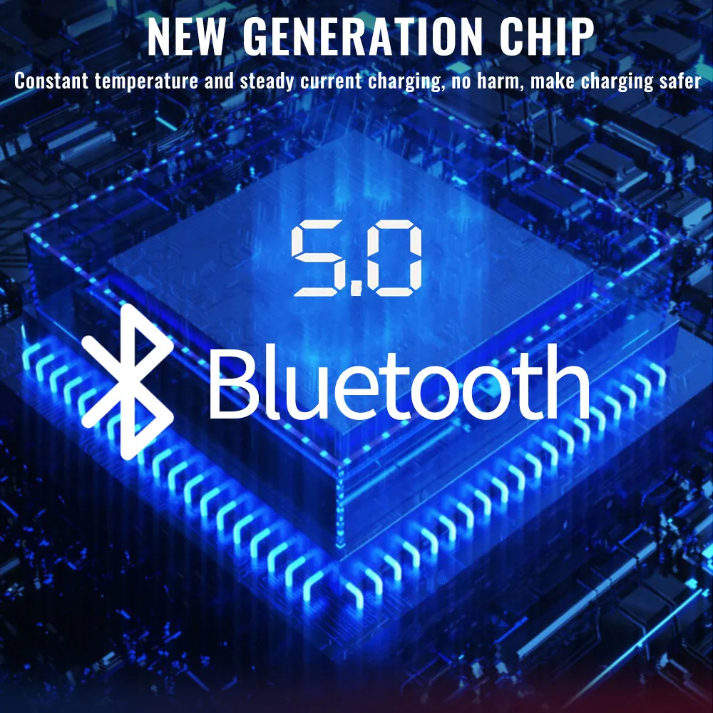 Автомобильный FM-передатчик Bluetooth 5,0 Aux Handsfree Беспроводной автомобильный комплект с двумя USB-портами Автомобильное зарядное устройство Авторадио FM-модулятор Mp3-плеер Адаптер