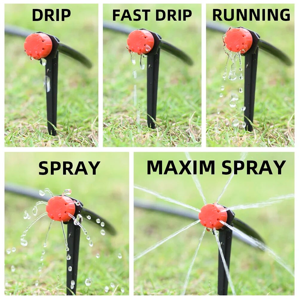 EZ tubo automatico irrigazione giardino tubo flessibile impianto Kit di irrigazione sistema gocciolamento auto acqua Kit irrigazione gocciolatori irrigatori