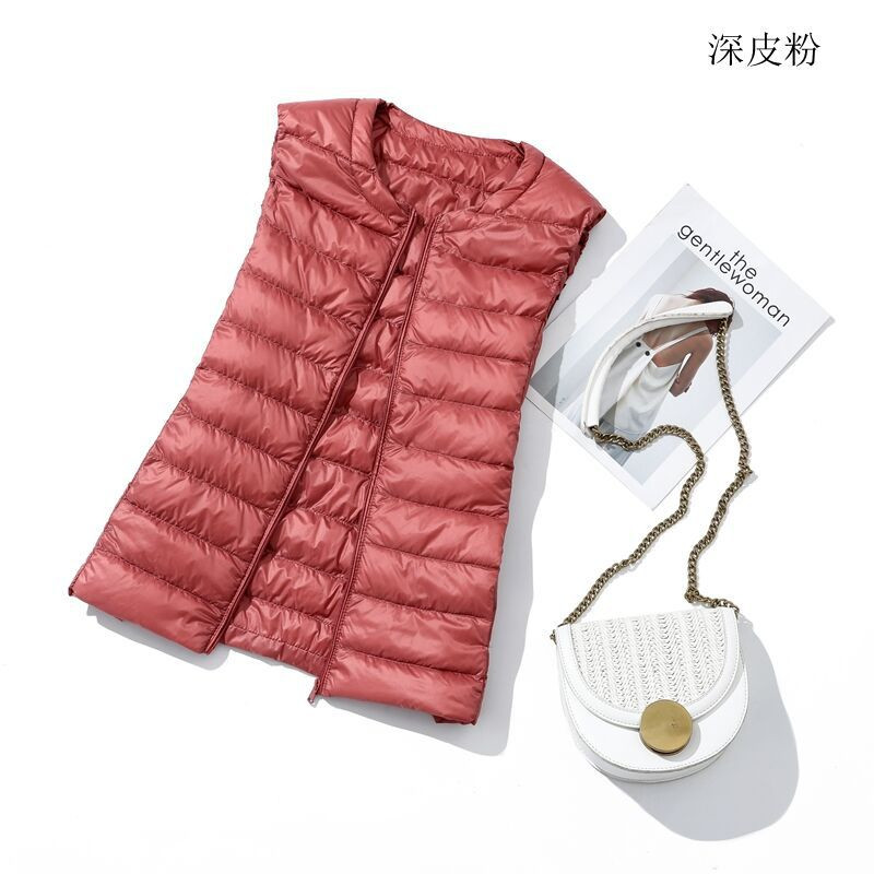 8XL 秋冬女性ノースリーブチョッキ暖かいフグジャケット超軽量ホワイトダックダウンベスト女性ショートオーバーサイズ生き抜く