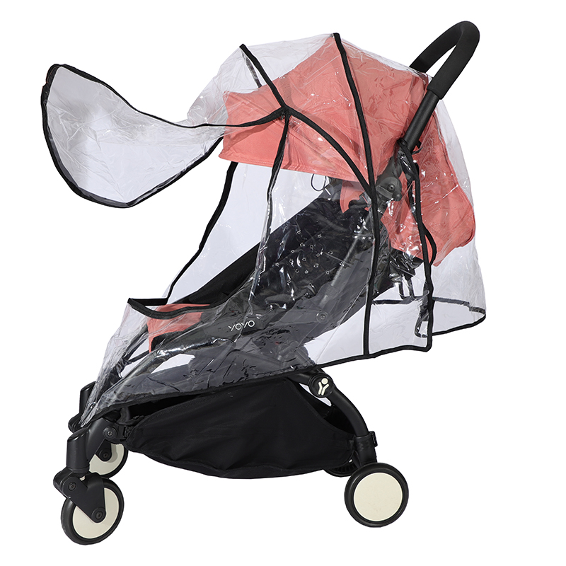 Cubierta de lluvia para cochecito, cubierta completa Universal de EVA, impermeable compatible con Yoyo Cybex YOYA Plus, protector contra el viento y el polvo, accesorios para cochecitos