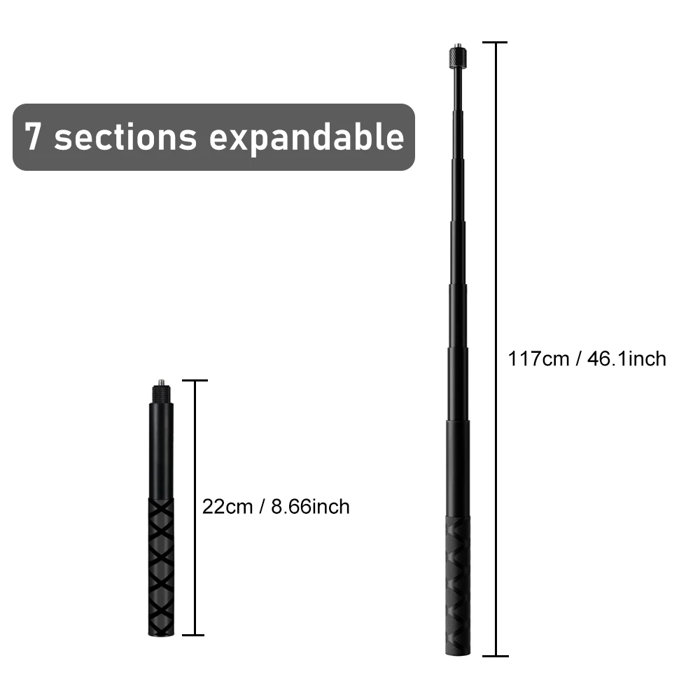 Onzichtbare Selfie Stick voor Insta360 X4 Bullet Time Handheld Statief voor Insta 360X3 EEN X2 RS GO 2 Actie camera Accessoires