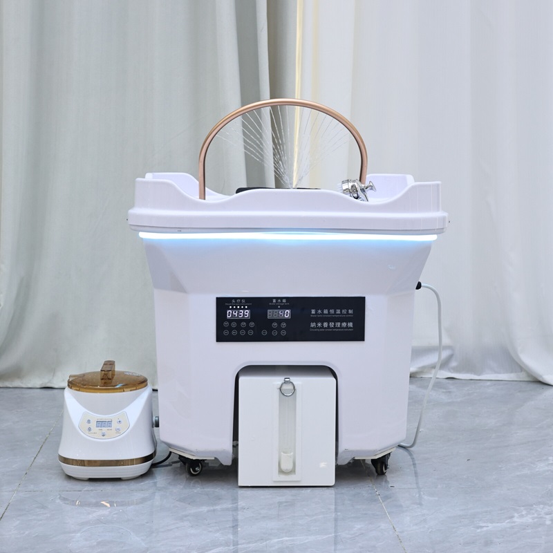 2025 nieuwe EU 60-liter draagbare spa spa shampoo kom luxe spa centrum haarshampoo bac-verbinding