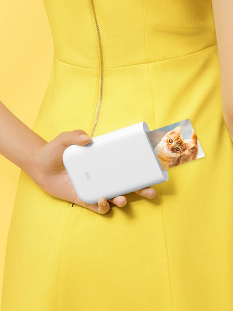 Xiaomi AR プリンタ 300dpi ポータブル写真ミニポケット DIY シェア 500mAh 画像プリンタポ​​ケットプリンタ Mihome アプリで動作