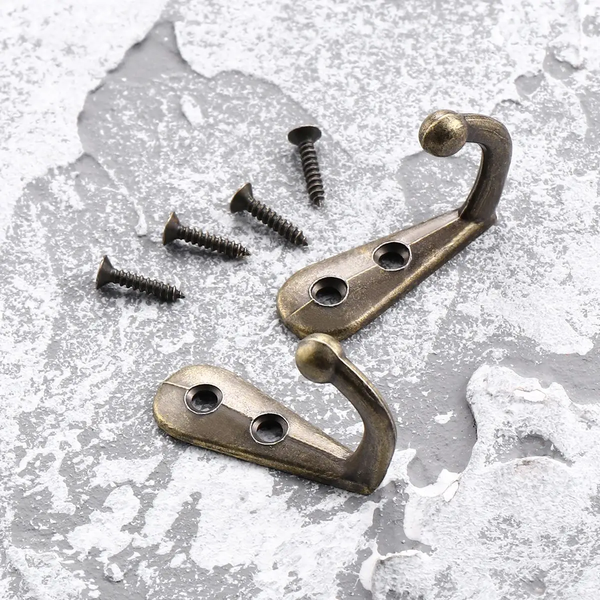 10pcs ganci in bronzo antico appendiabiti da parete in lega di zinco appendiabiti da parete appendiabiti da parete appendiabiti antichi ganci per asciugamani
