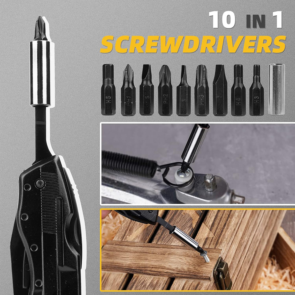 Portátil Multifuncional Faca Alicate, Sobrevivência ao ar livre, Folding Knife Alicate, Screwdriver Hand Tool, Car Emergency Tool, Casa
