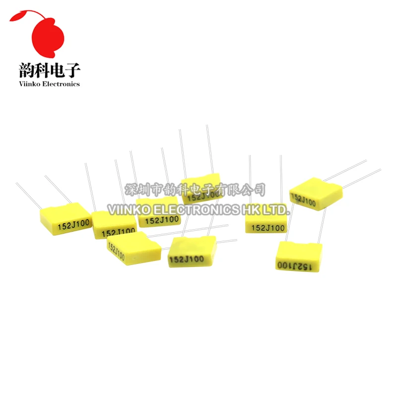Kit surtido de condensadores de corrección, 240 Uds., 24 valores x 10 Uds., 100V, 102J-105J, juego de condensadores de película plástica de seguridad de polipropileno