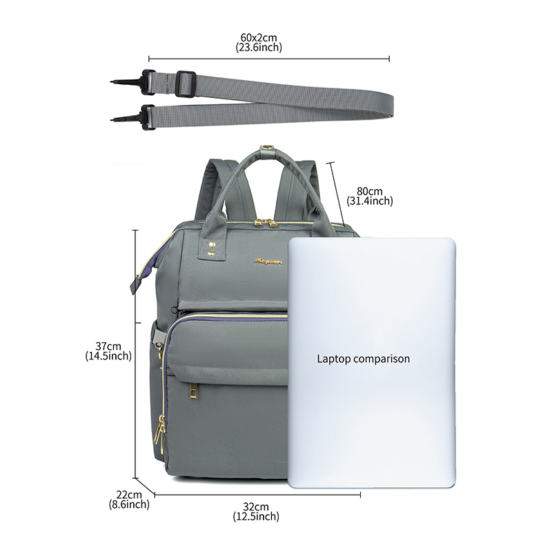 LEQUEEN 2 In 1 Folding Mommy Bag Large Capacity Mother Backpack Diaper Stroller Bags For Babies Diaper Bag Organizer Handbag