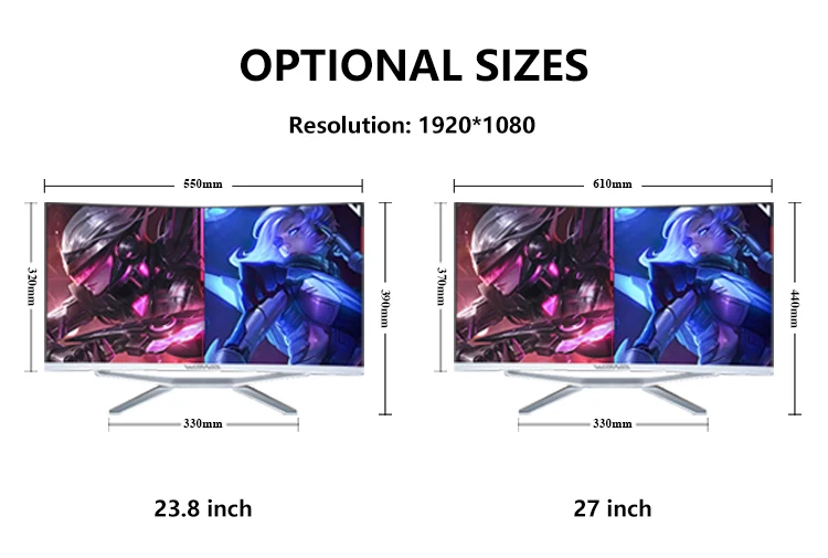32-Inch Ips Desktop All-in-One for School Business, 3-Year Warranty Aio Desktop New Computer Central Processor 1TB