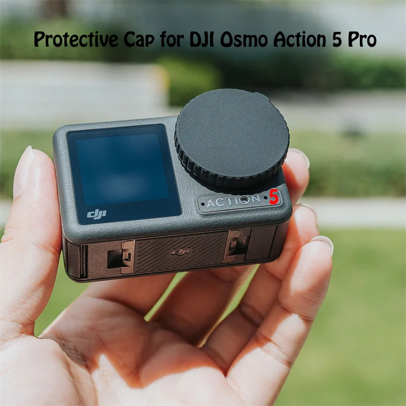 Cubierta antipolvo para lente de cámara para DJI Osmo Action 5 Pro 4 3, funda protectora antideslizante de silicona a prueba de polvo para DJI Action 5 Pro
