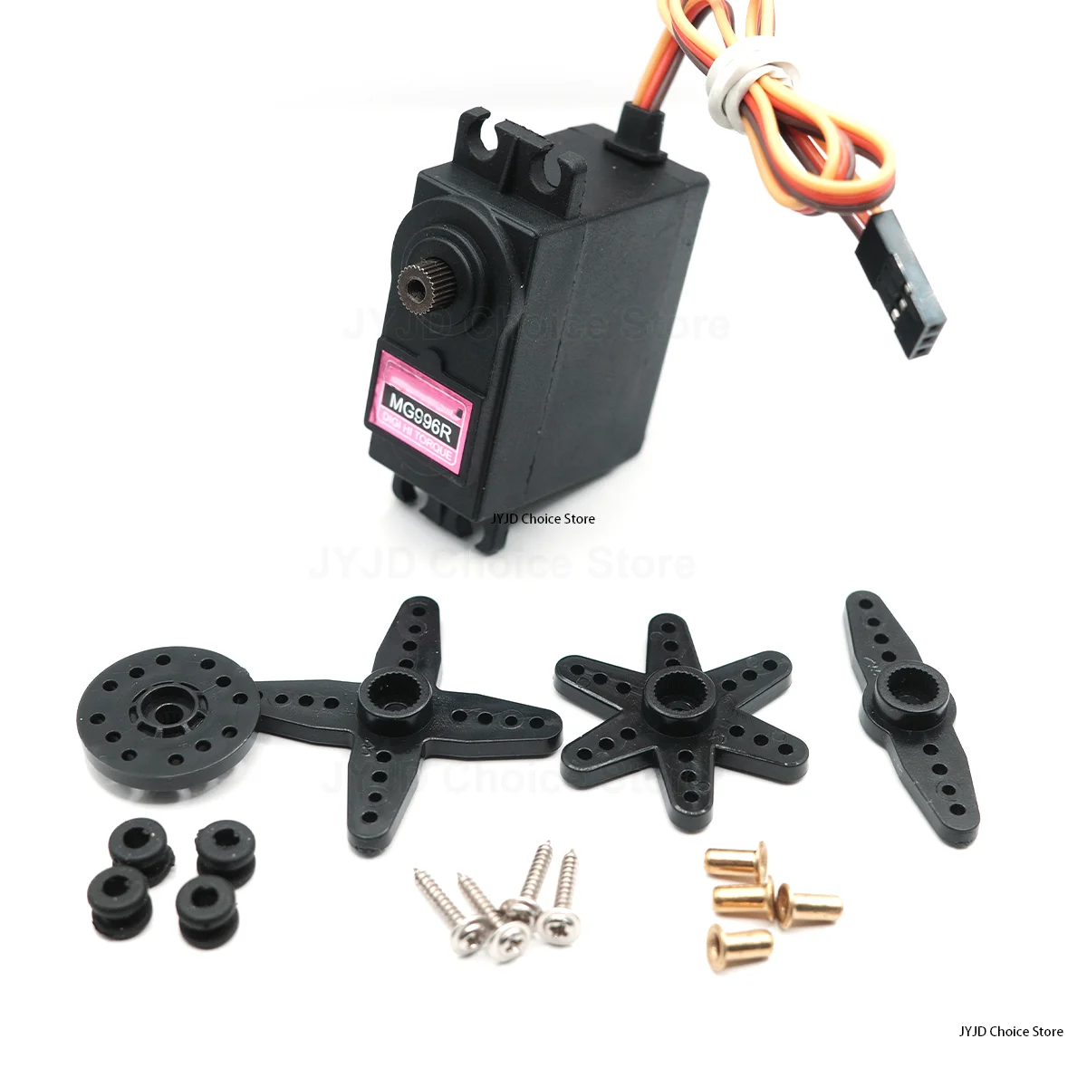 Hoog Koppel MG996R 4.8-6.0V Digitale Servo met Metal Gear voor Futaba JR 1/8 1/10 RC Auto helikopter Robot Boot Arduino UNO DIY