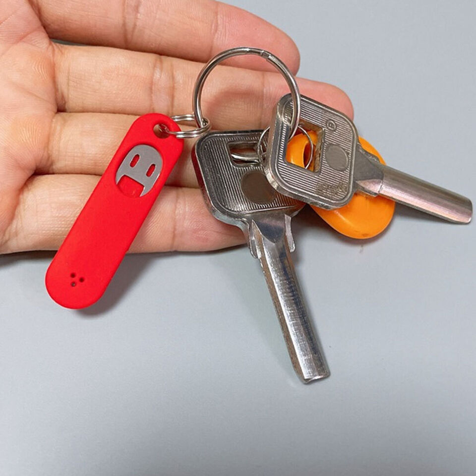 5/1pc Anti-Verloren Sim Karte Auswerfen Pin Entfernung Nadel Silikon Lagerung Fall Universal Handy Stahl Auswerfer tablett Öffner Schlüsselring