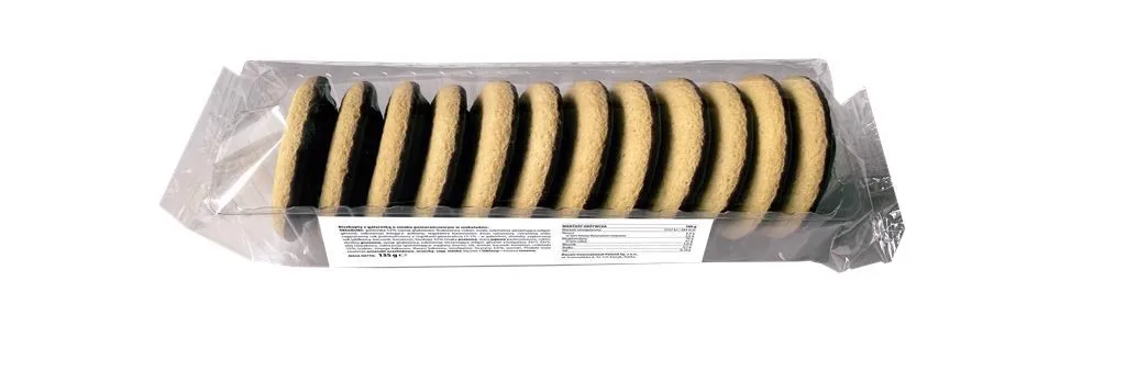 Delisana Biszkopty z galaretką o smaku pomarańczowym 135 g