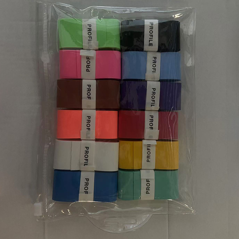 12 stücke Neue Stil Laminiert Klebrige Tennis Badminton Schläger Over Angelrute Wrapping Band Schnell trocknend Atmungsaktiv