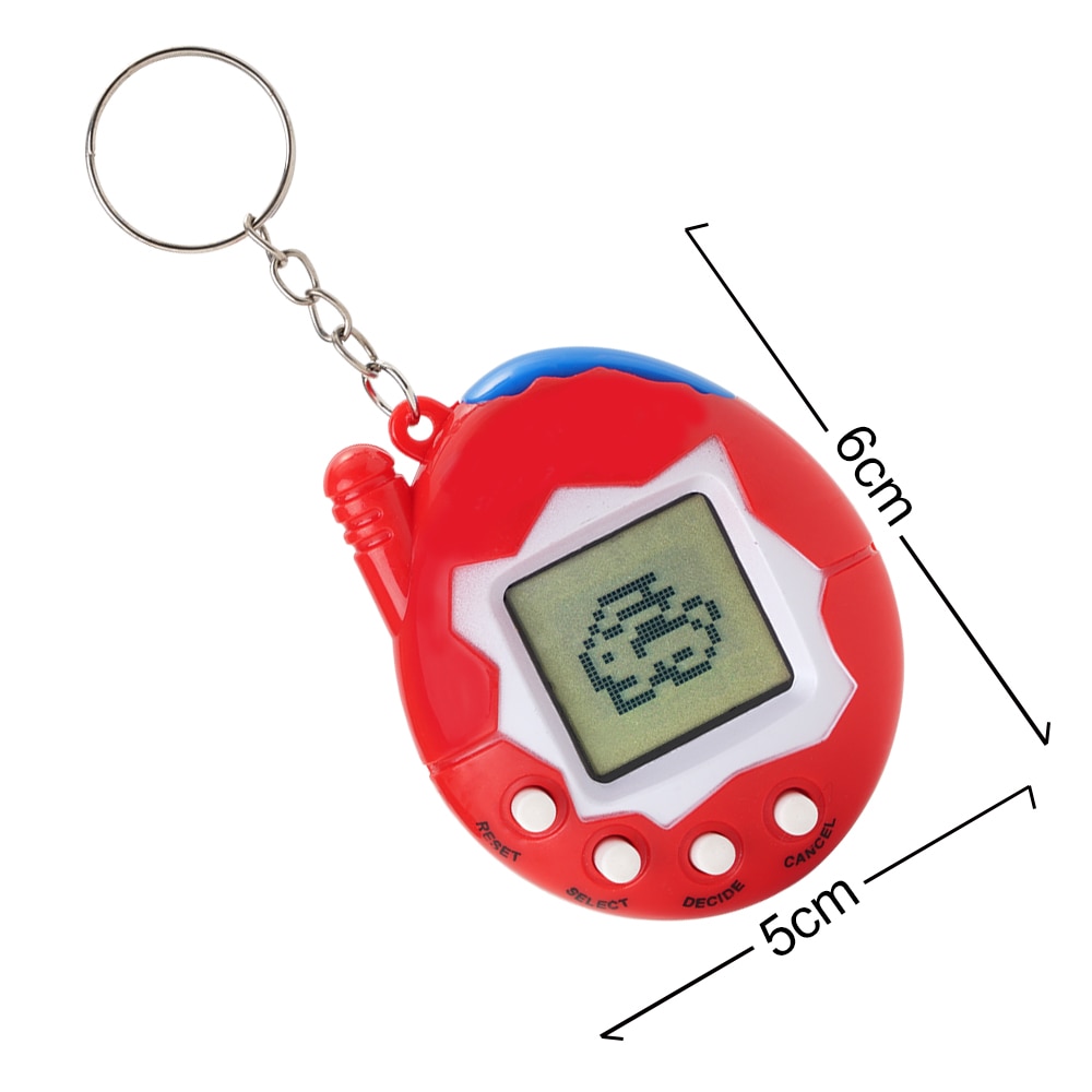2 pacotes de chaveiro de jogo de bolso digital estilo Tamagotchi Virtual Pet - LCD para crianças, mini presente de brinquedo eletrônico retrô