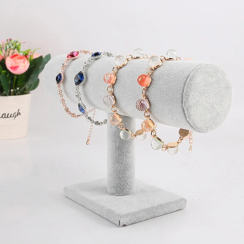 Schmuck Kette Haarband Uhr Halskette Armband Display Stand Rack Halter T-bar Armband Display Stand Halter Uhr Display