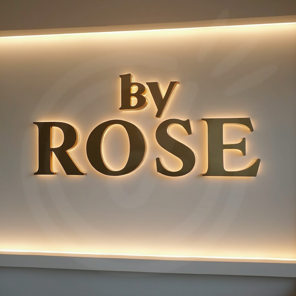 Custom 3D LED Backlit Illuminated Light Up Metal Letters Sign For Outdoor Business Storefront Waterproof Advertising Signage