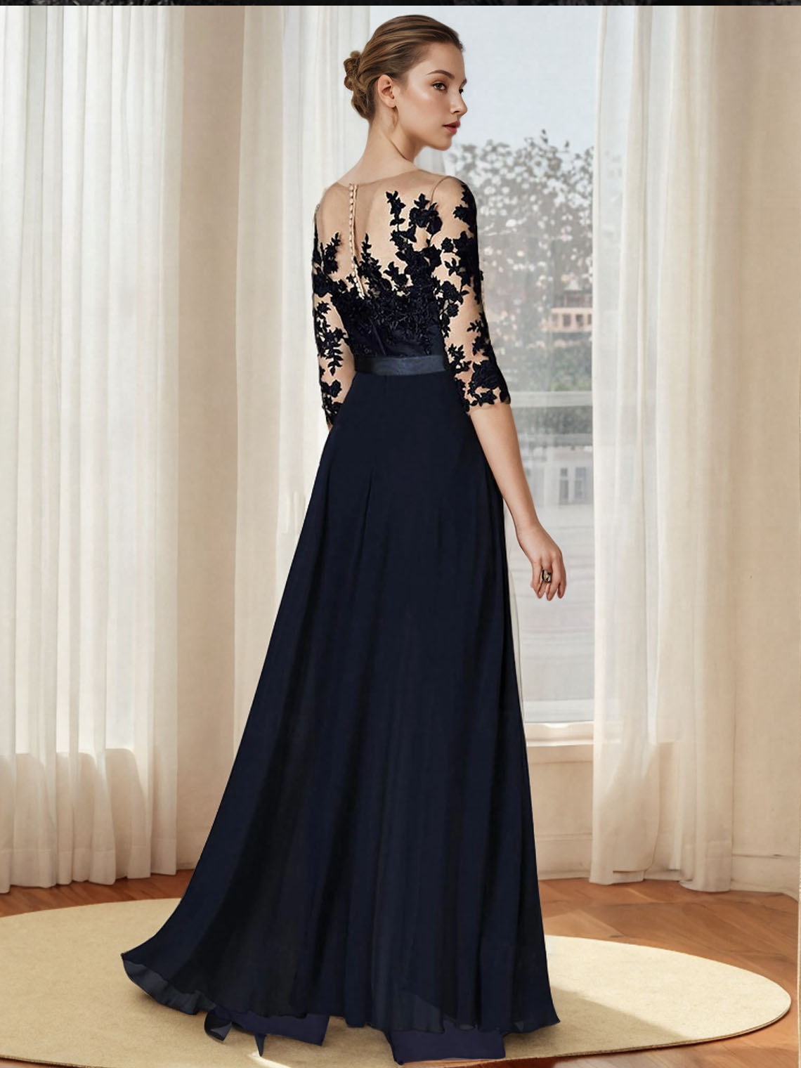 Macacão/terno-calça mãe da noiva vestido formal convidado de casamento elegante festa chiffon renda com apliques 2025 personalizado grátis