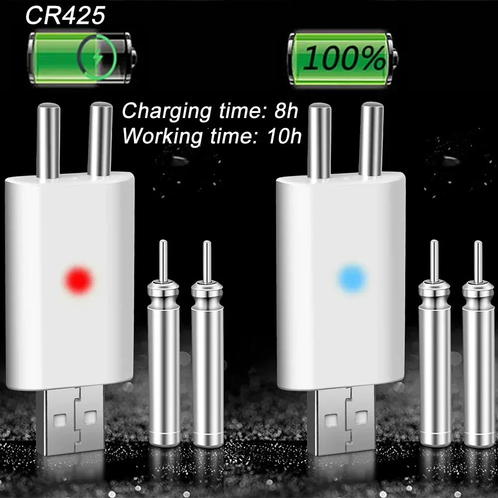 釣り電子ロッドスティックフラッシュライト CR425 3.6V リチウム電池 LED リムーバブル USB 充電防水ナイトタックル発光