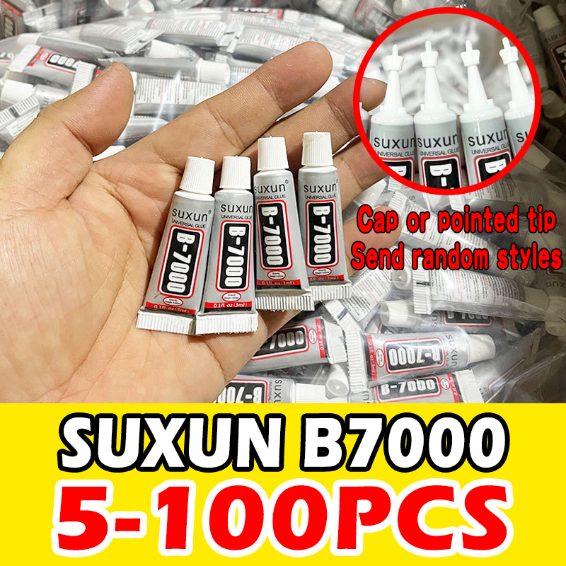 5-100pcs SUXUN B7000 Super Glue 3ml Mobile Phone Touch Screen Adhesive Telephone DIY Repair Point Diamond Jewelry Glass Glue