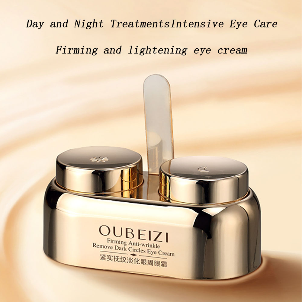 40g dia creme para os olhos noite creme para os olhos duplo cuidados com a pele reduzir olheiras apertar contorno dos olhos anti rugas inchaço dos olhos cuidados com os olhos