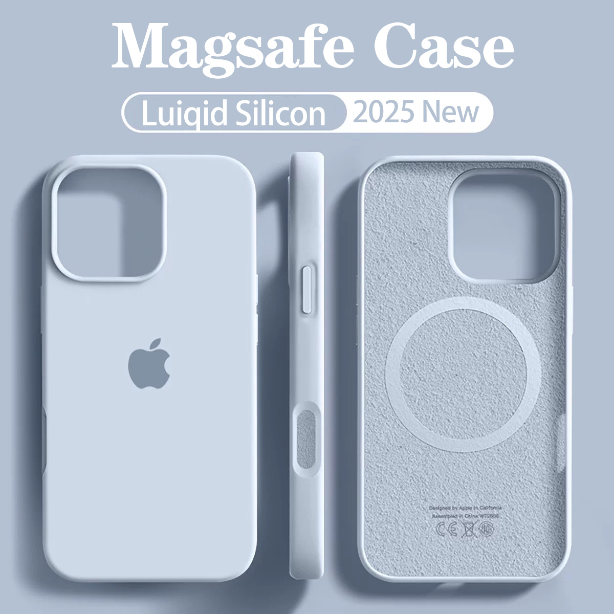 Official Apple Liquid Silicone Magsafe Phone Case For iPhone 12 13 14 15 16 Pro Max 16 cases Magnetic Cover Wireless Charging