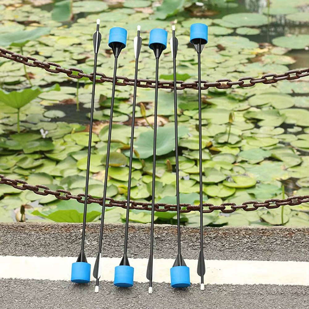 CS sponge arrow Traditional recurve bow archery recreation foam tip arrow outdoor bow shooting sports accessories tag arrow 3pcs