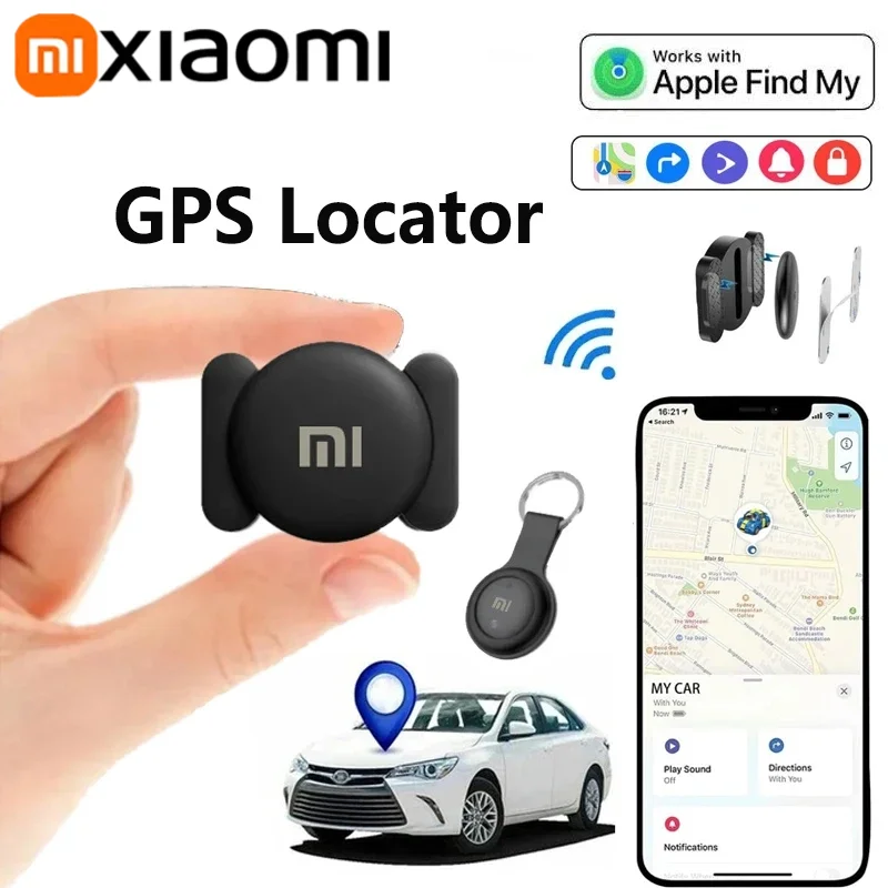 Xiaomi GPS-локатор, кошелек для домашних животных, чемодан, автомобильное глобальное отслеживание позиционирования, отслеживание пожилых детей, анти-потерянный искатель для iPhone Find My