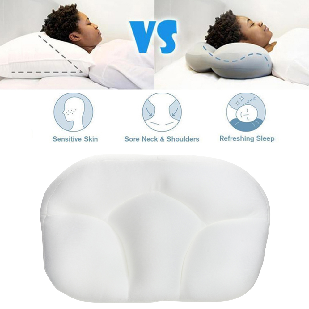 Body Massager รอบหมอนนอนคอนวด Sleeping Memory Foam รูปหัวนวดเบาะนวดศีรษะสุขภาพ Travel