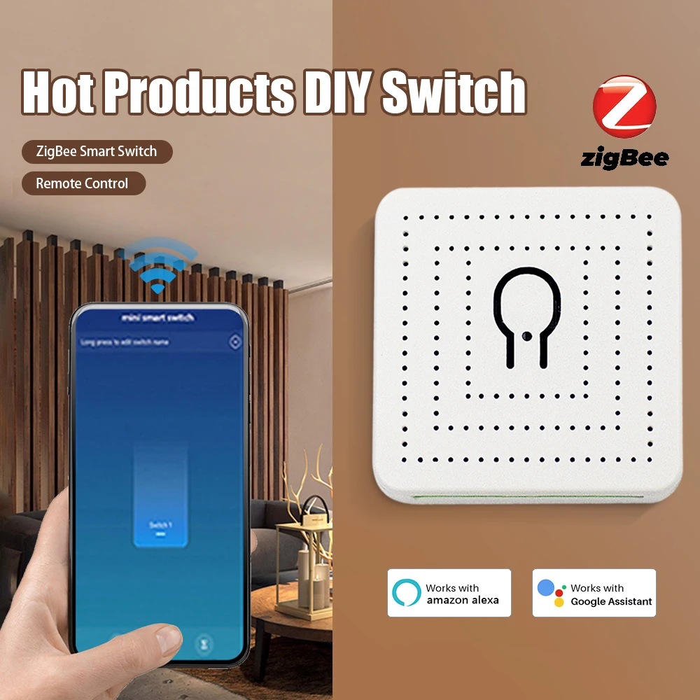 Novo interruptor inteligente zigbee 16a para aplicativo ewelink zigbee 3.0 hub controle bidirecional extensor de roteador zigbee alexa google home assistant mqtt