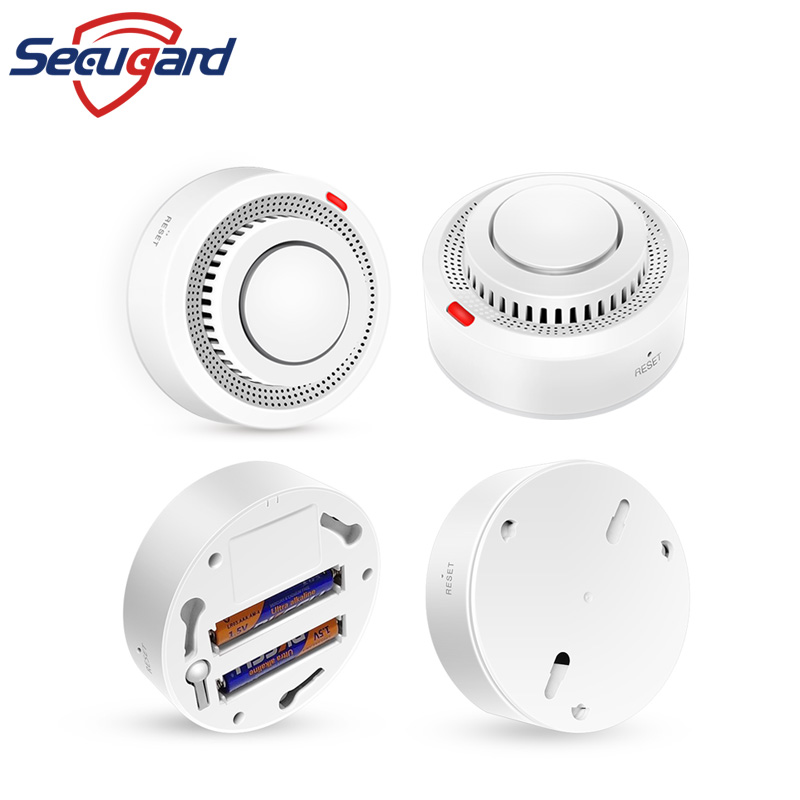 Tuya-煙探知器,zigbee,85db,コネクテッドホーム用センサー,サウンドアラーム,アプリケーション制御,スモークハウス組み合わせセキュリティシステム