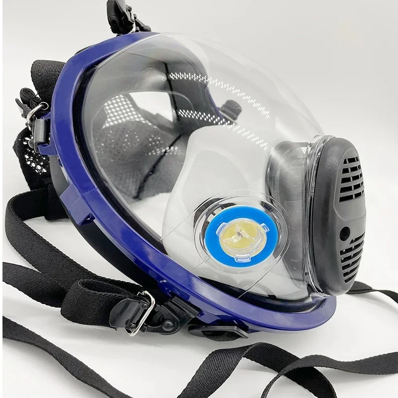 Máscara química 6800 máscara de gás respirador à prova de poeira pintura spray de pesticidas silicone rosto cheio filtros acessórios de soldagem de laboratório