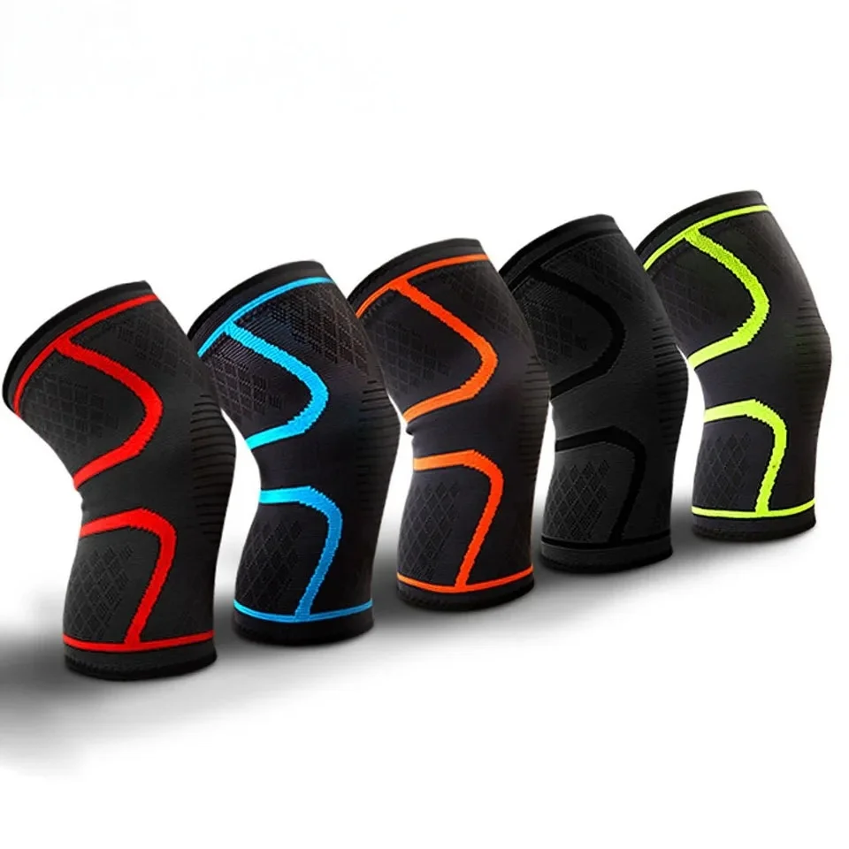 1PCS elastische Nylon Sport Kompression Knie Pad Hülse für Fitness Laufen Radfahren Basketball-Knie Unterstützung Hosenträger