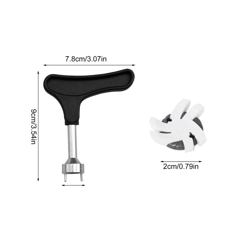 Golf Shoe Spikes Replacements Golf Cleat Shoe Spikes Anti Slip Footwears Portable Quick Twist Golf Spikes Convenient Golf Cleats