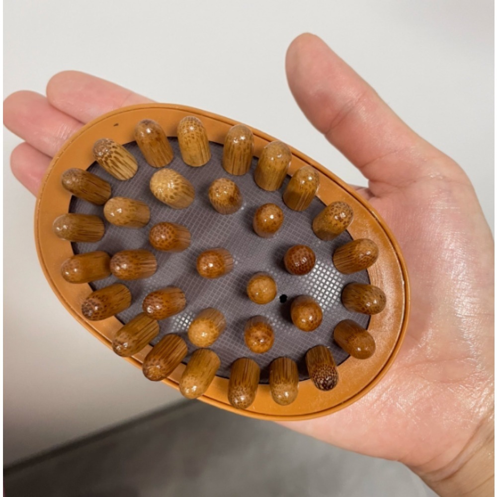 Corpo anti celulite escova calmante de madeira óleo essencial spa almofada de ar massagem pente de cabelo couro cabeludo massagem escova massageador corporal