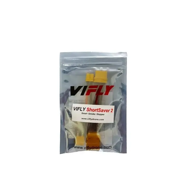 Vifly shortsav 2 inteligente rolha de fumaça interruptor de botão de alimentação fusível eletrônico para evitar curto-circuito sobrecorrente 2-6s xt30 tx60